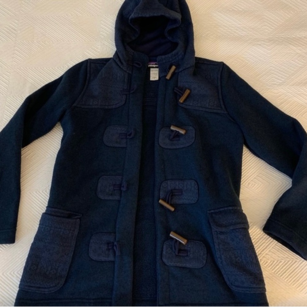 Patagonia Navy Better Sweater Icelandic Coat